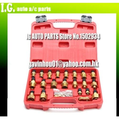 Aluminum copper digging car / farm truck / truck leak detection stack automotive air conditioning repair tools