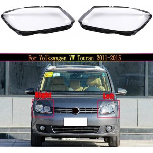Car Headlamp Lens For Volkswagen VW Touran 2011 2012 2013 2014 2015 Car Replacement Auto Shell Cover