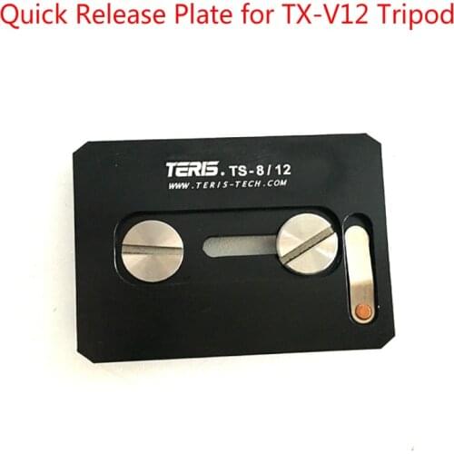 Teris TRIX V8 V12 quick release plate for TERIS V8T V8L V12T V12L PLUS video camera tripod