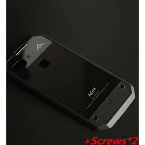 Original New For AGM X2 /X2SE 5.5inch Waterproof Durable Protective Back Battery Case Housings Cover Panel+Screws