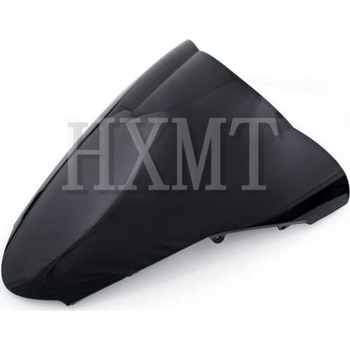 For Honda VFR800 VFR 800 2002 -2012 2003 2004 2005 2006 2007 2008 2009 2010 2011 2012 black Windshield WindScreen Double Bubble