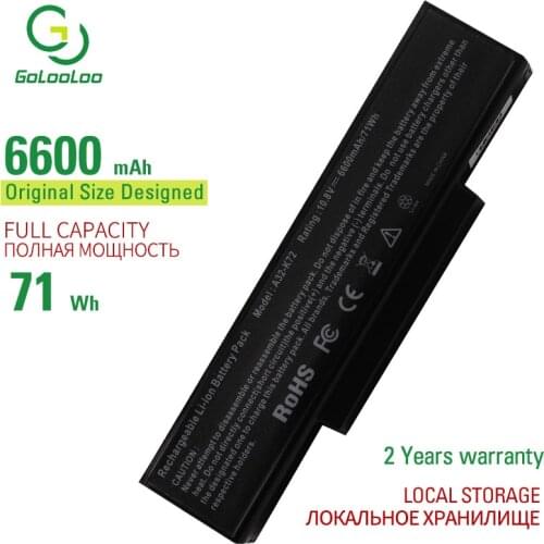 Golooloo 9 cells New laptop battery for Asus N71V N71VG N71VN N73 N73F N73G N73J N73JF N73JG N73JN N73JQ N73Q N73S N73SD N73SL