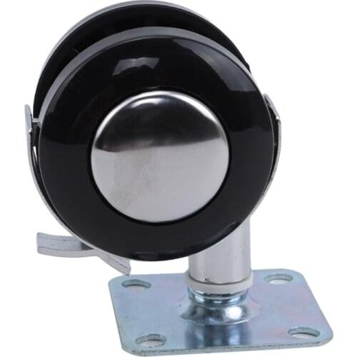 1.5'' 2'' Wheels Furniture Caster 360 Degree Mute Swivel Castor Replaced Trolley Wheel Silent with Brake Protection
