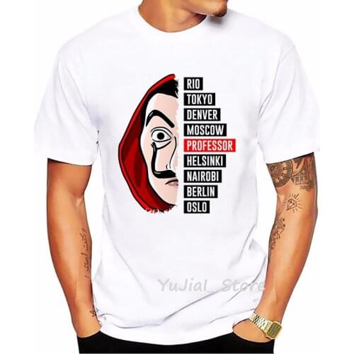 Cool Money Heist Men/Women T Shirt The House Of Paper La Casa De Papel Print Tshirt Male Funny Tee Shirt Homme Summer Tops