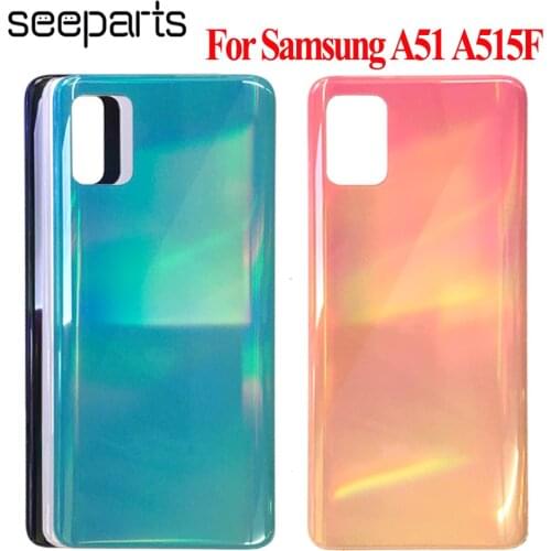 For SAMSUNG Galaxy A51 A515 Back Battery Cover Door Rear Housing Case Replacement For Samsung A515f Battery Cover