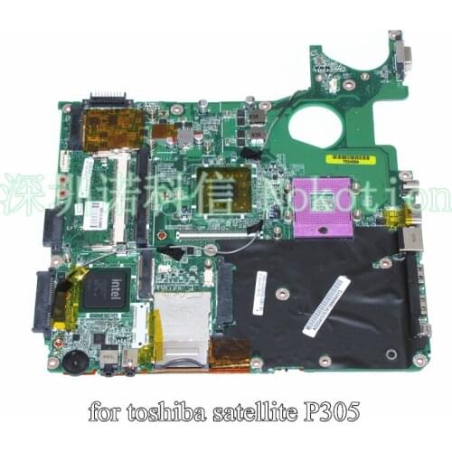 A000041070 DABL5SMB6E0 laptop motherboard Mainboard for toshiba satellite P300 P305 965GM DDR2 Without graphics slot