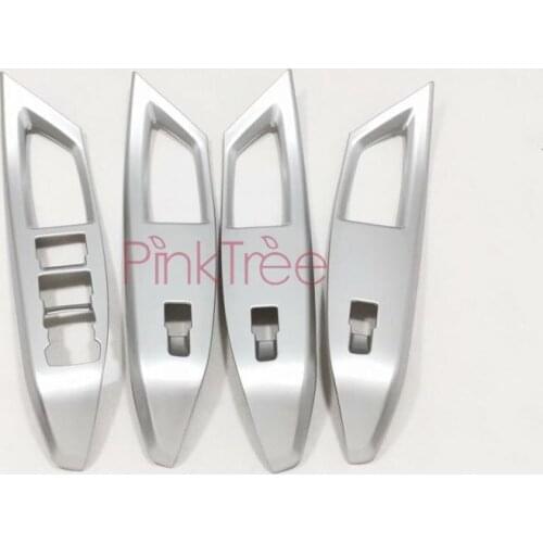 For Ford Focus 2019 2020 ST-Line Windows Lift Switch Button Sticker Door Armrest Protector Cover Trim Car Styling Accessories