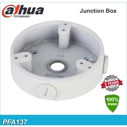 Original Dahua PFA137 Aluminum Alloy Aesthetic Design Metal White Junction Box DH-PFA137 for Camera