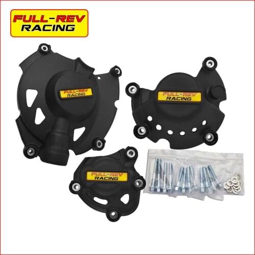 For YAMAHA YZF R1 15-17/ YZF R6 06-17 Motorcycles Full Rev Racing Perforated protective engine cover