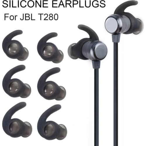3 Pairs Earbud Protector Comfortable Dust-proof In-ear Silicone Ear Bud Tips Earphone Tips for JBL T280BT Earbud Protector Ear B