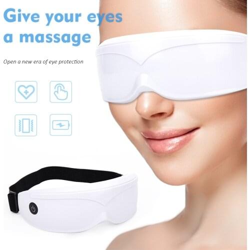 Smart Vibration Eye Massager Pressure Therapy Eye Care Beauty Instrument Eye Massage Glasses Fatigue Pouch & Wrinkle Relieve