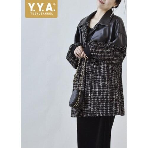 Женские твидовые пальто YueYueAngel China At AliExpress