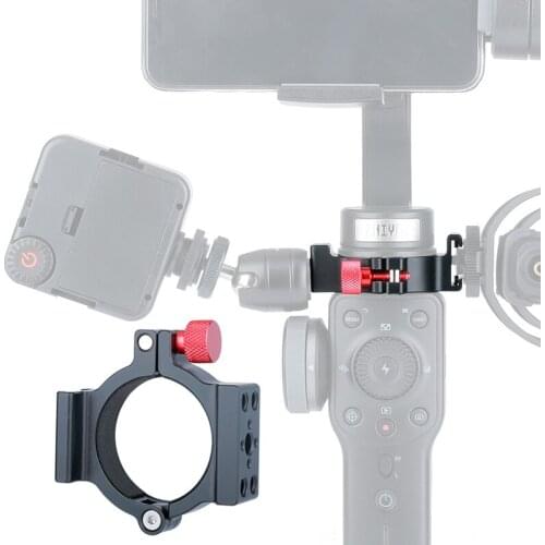 Zhiyun Smooth 4 Accessories Adapter Ring with Cold Shoe for Gimbal Mounting Microphone/LED Light/Monitor Filmmaker Vlog