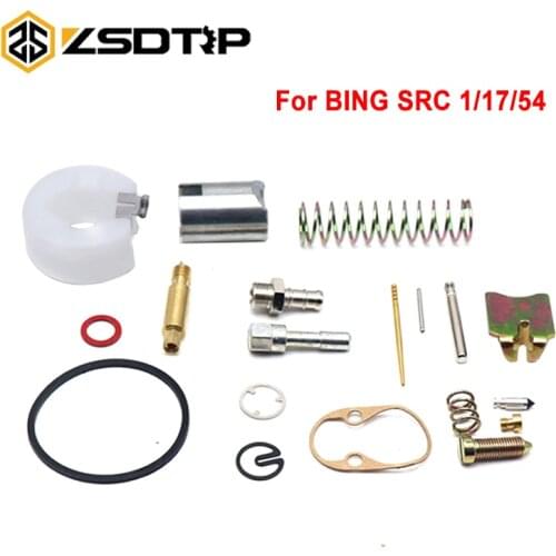 ZSDTRP Motorcycle 17mm BING Carburetor Gasket Set Repair Kit For For BING SRC 1/17/54 Carb