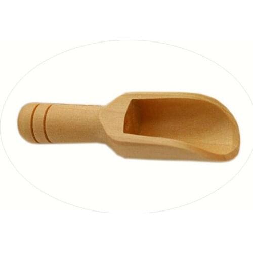 1Pc Wooden Kitchen Herb Powder Rice Spice Salt Sugar Flour Spoon Scoop Cooking Baking Tools Kitchen Wood Spoons