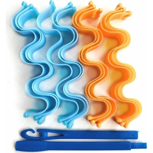 12pcs DIY Magic Hair Curler Portable Hairstyle Roller Sticks Durable Beauty Makeup Curling Hair Styling Tools