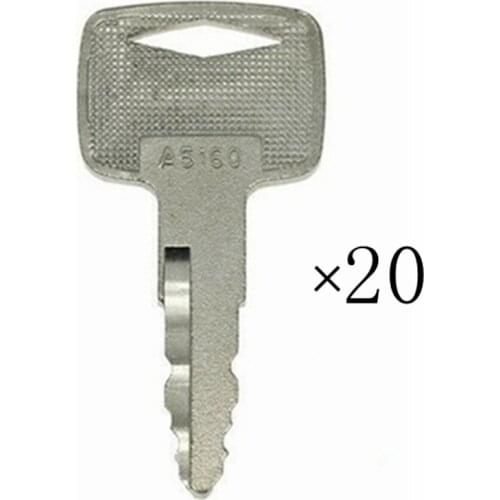 20pc Ignition Keys For Mitsubishi For CAT Forklift 91A07-01910 A5160