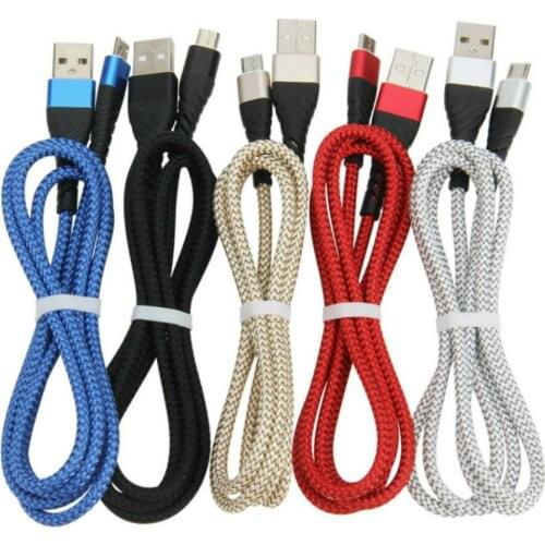 2.5A USB Cable Fast Charging Micro Usb Type C Cord for iPhone 11 Pro Samsung Xiaomi Mobile Phone Charge Cables 1m 2m 3m 300pcs