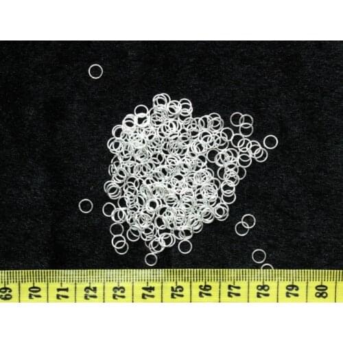 5000 pcs of 5MM silver tone lead and nickle free jewelry handmade must have o rings free shipping sturdy lead and nickle free