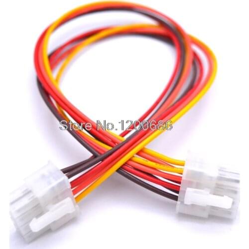 8PIN 18AWG 30CM Male Cable 5557 Mini-Fit Jr. Receptacle Housing 39012080 8 pin Molex 4.2 2*4pin 8p wire harness