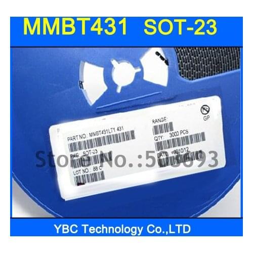 Free Shipping 200pcs/lot SMD MMBT431 TL 431 Triode Transistor SOT-23