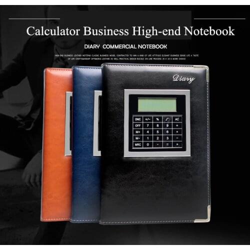 Printed Kawaii Agenda Daily Planner Business Notebook With Calculator Office Supplies Stationery Organizer Manager Notepad