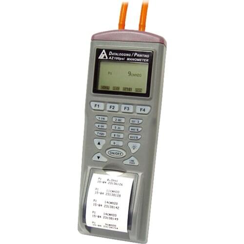 AZ9831 100 psi digital pressure gauge printer pressure gauge printer measurement record and print air pressure difference