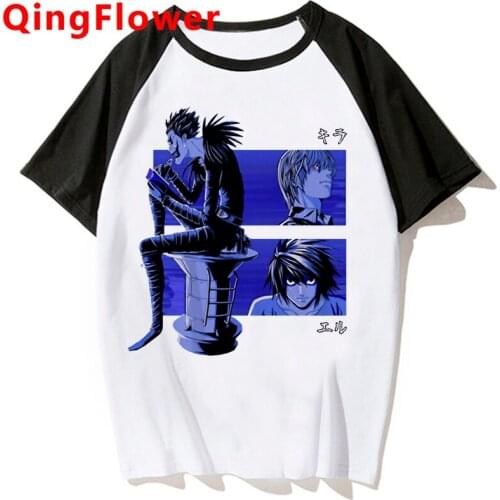 Anime Death Note Misa Aesthetic T Shirt Men Kawaii Cartoon Tshirt Bleach Ichigo Graphic Y2K Manga Summer T-shirt Unisex Tee Male