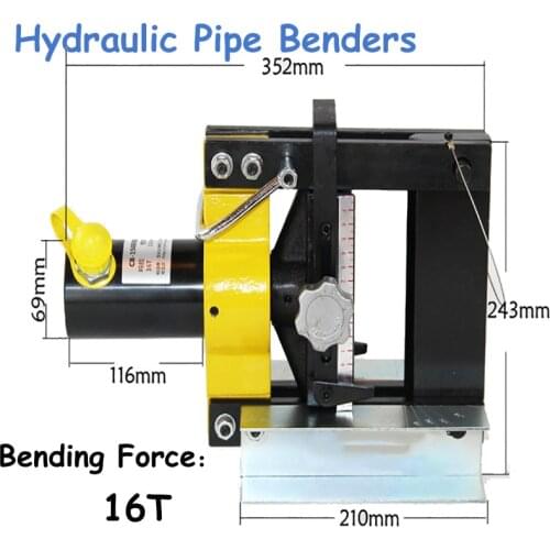 Hydraulic Pipe Bending Machine Hydraulic Copper Busbar Bender Brass Pressing Tool CB-150D