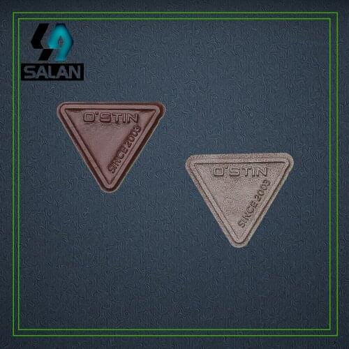 Customized leather labels for clothing 300pcs\lot custom leather sewing tags handmade Patchwork DIY Sewing label forclothes