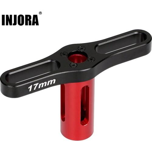 INJORA Metal 17MM Wheel Hex Wrench Tool for 1:8 Off-road RC Car Monster Truck Traxxas X-Maxx SUMMIT E-REVO