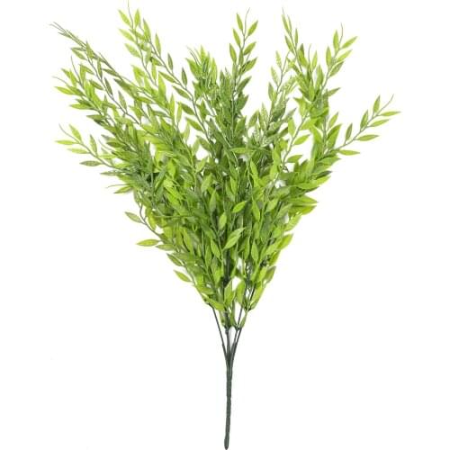 Artificial Plant Wall-Mounted Simulation Bamboo-Willow Decorative Pendants for Living Room Bedroom