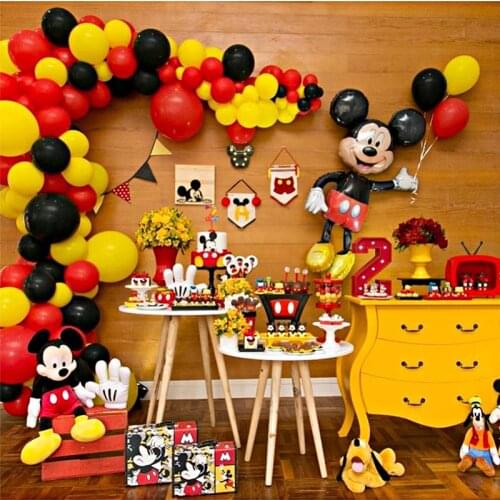 Mickey mouse Party Decor Baby Shower Kids Birthday Party Disposable Party Supplies Mickey Cake plate 1st birthday boy Decor