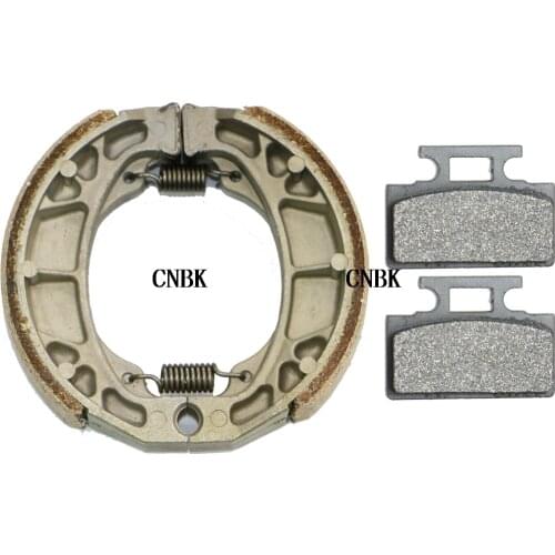 Brake Pads Drum Set for GOCCIA Sunday 12-15 SYM E Woo - Electric 11 E-Virid Deluxe 12-15 Mio 100 05-15 Tonik 50 11-15 Front Rear