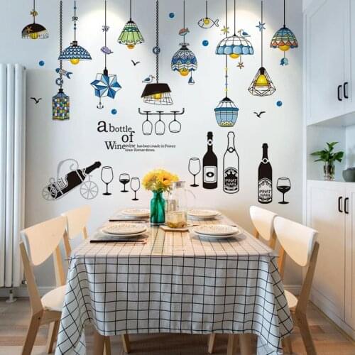 Nordic living room Dining table wallpaper background wall stickers self-adhesive 3D decoration naklejki quarto adesivo de parede