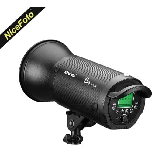 New NiceFoto B6 600Ws TTL HSS 1/20000S 2.4G Wireless Battery Powered Flash With TX-C02 for Canon Nikon DSLR Cameras