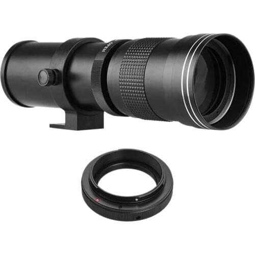 NEW-for Canon Sony Nikon,Super Telephoto Zoom Camera 420-800mm TAttoo with Adapter Ring Universal 1/4 Thread Replacement