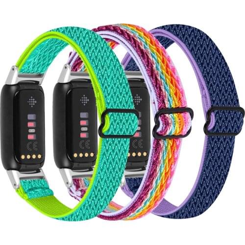 Essidi New Nylon Elastic Band For Fitbit Luxe Sports Braided Watch Wrist Strap Loop For Fitbit Luxe Bracelet Accessories