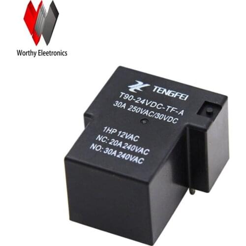 Wholesale 10pcs/lot relay T90-24VDC-TF-A