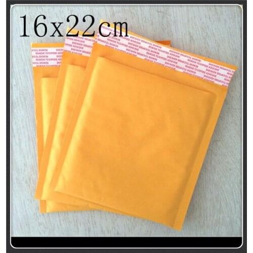 Wholesale 50pcs/lot 160MMx220MM 6.3"x8.6" Kraft Mailer Bubble Padded Envelopes Bags Kraft Bubble Mail Mailing Express Bag