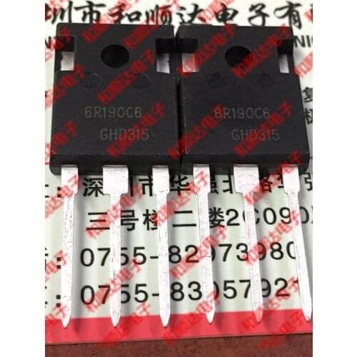 Original New 2PCS / IPW60R190C6 6R190C6 TO-247 TO247
