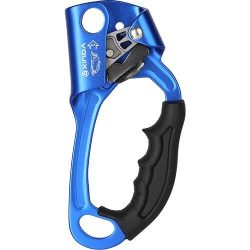 Ascenders Hand Outdoor 150kg Bearing Aluminum Alloy Safety Rock Climbing Ascend Anti-fall Equipment Mountaineering Ascending Kit