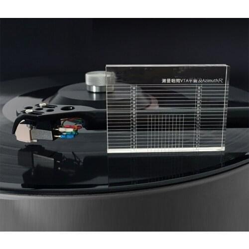 Free Shipping Professional LP Vinyl Measurement Arm VTA balance and Azimuth VTA Adjustment Ruler Turntable Accessories