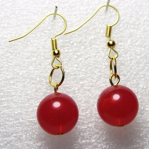 Fashion Imitation Pearl Drop Acrylic Big Beads Earrings Women Gold Hang Dancing Drop Earrings Jewelry Personality Party Gifts