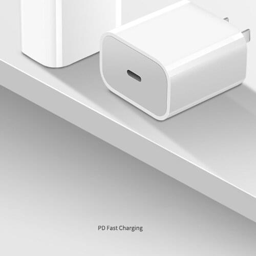 Newest 18W EU/US PD Plug Travel PD charger USB Type C Quick Charger Adapter For iPhone 12 Pro/XR/X/Xs/Max/8 Fast Charging port