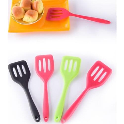 Silicone Turners Gadgets Kitchen Tools Egg Fish Frying Pan Scoop Fried Shovel Spatula Cooking Utensils