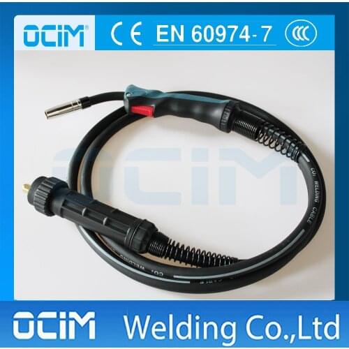 Air Cooled Mig Welding Torch MB15AK 3M