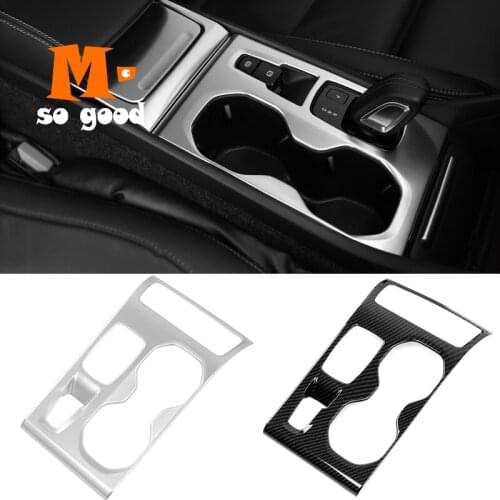 ABS Carbon fiber/Matte For Volvo XC40 T5 2017 18 2019 Car Gear Shift Level Knob Frame Panel Cover Trim Styling Accessories 1pcs