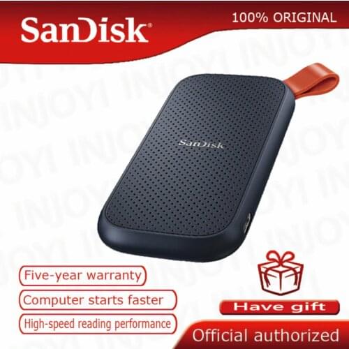 Sandisk SSD E30 520MBS 480GB 1TB 2TB External Solid State Disk Hard Drive USB 3.1 Interface for Laptop Desktop PC Computer