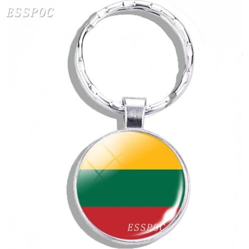 Eastern European Countries Flag Keychain Gift for Friends Russia Ukraine Belarus Lithuania National Flag Key Chain Keyholder